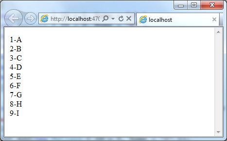 Run to get the output